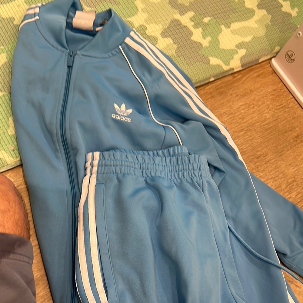 Adidas Blue Track Suit